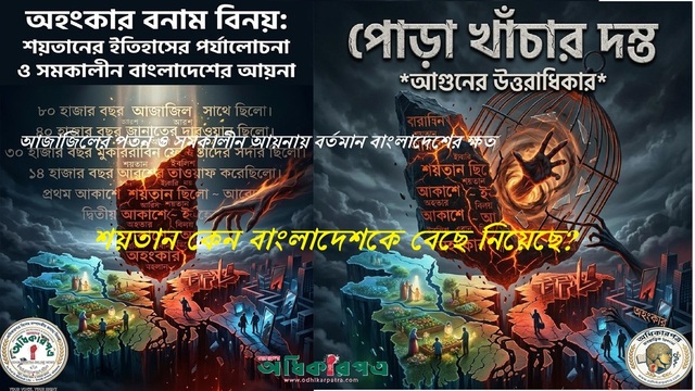 আগুনের দম্ভে পুড়ে যাওয়া এক জনপদের আর্তি: আজাজিলের পতন ও সমকালীন আয়নায় বর্তমান বাংলাদেশের ক্ষত